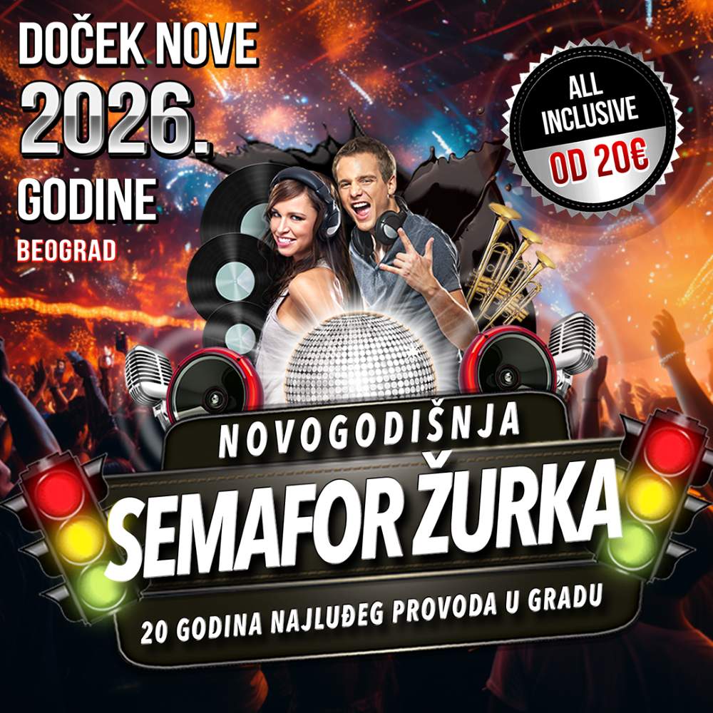 Semafor Žurka doček Nove godine